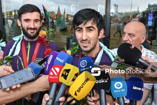 Paris Yay Paralimpiya Oyunlarında medal qazanmış Azərbaycan idmançıları Vətənə dönüblər