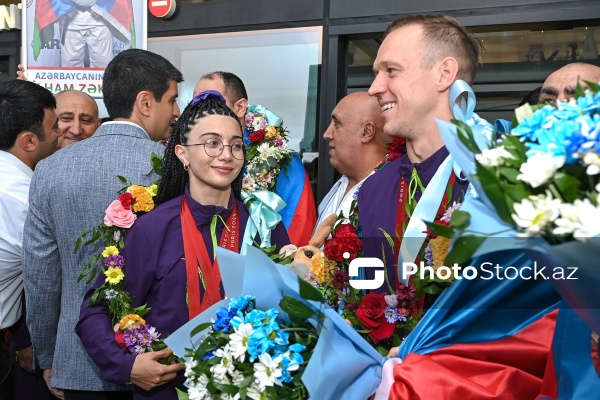 Paris Yay Paralimpiya Oyunlarında medal qazanmış Azərbaycan idmançıları Vətənə dönüblər