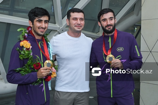 Paris Yay Paralimpiya Oyunlarında medal qazanmış Azərbaycan idmançıları Vətənə dönüblər