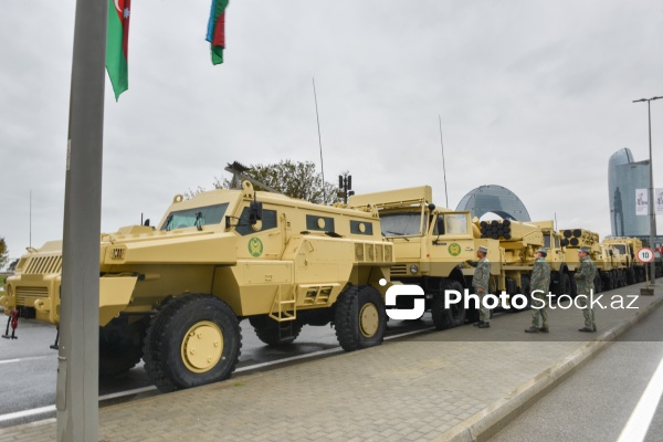 Paytaxt Bakıda Zəfər paradı öncəsi hazırlıq işləri