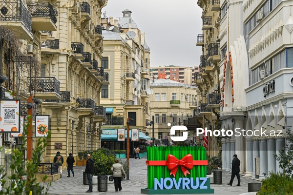 Paytaxt küçələrində Novruz bayramına hazırlıq işləri