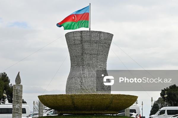 Paytaxt küçələrində Novruz bayramına hazırlıq işləri