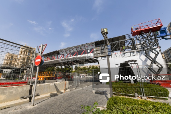 Paytaxtda “Formula-1” üçün son hazırlıq işləri