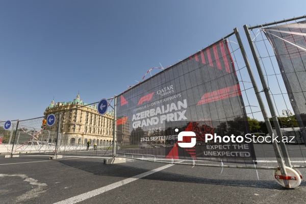 Paytaxtda “Formula-1” üçün son hazırlıq işləri