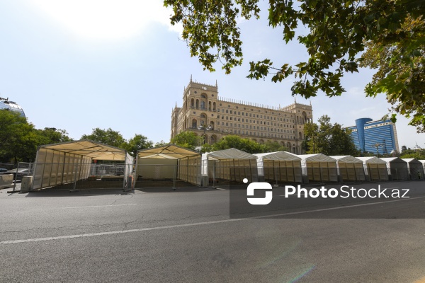 Paytaxtda “Formula-1” üçün son hazırlıq işləri