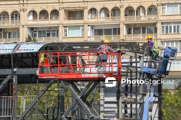 Paytaxtda “Formula-1” üçün son hazırlıq işləri