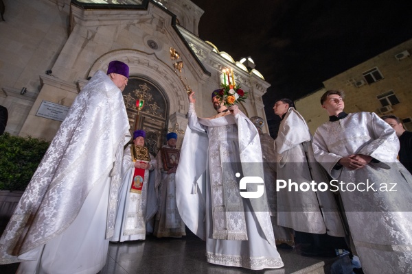 Pravoslav xristianların Bakıda keçirdiyi Pasxa bayramı