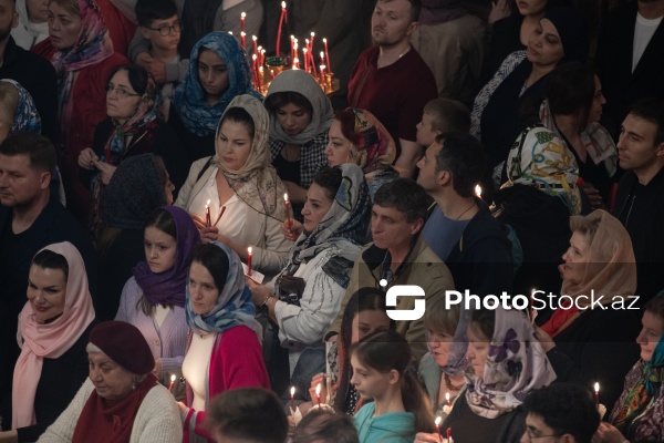 Pravoslav xristianların Bakıda keçirdiyi Pasxa bayramı