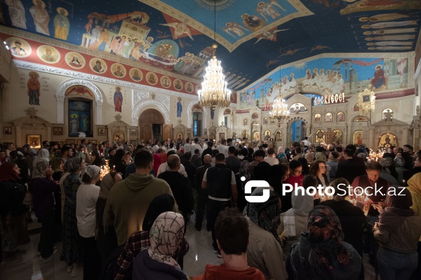 Pravoslav xristianların Bakıda keçirdiyi Pasxa bayramı