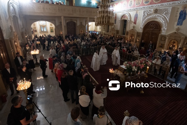 Pravoslav xristianların Bakıda keçirdiyi Pasxa bayramı