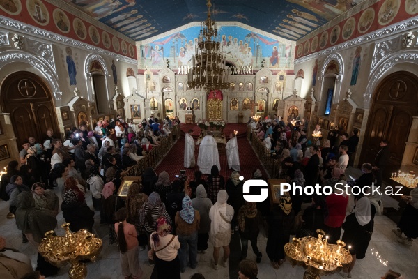 Pravoslav xristianların Bakıda keçirdiyi Pasxa bayramı