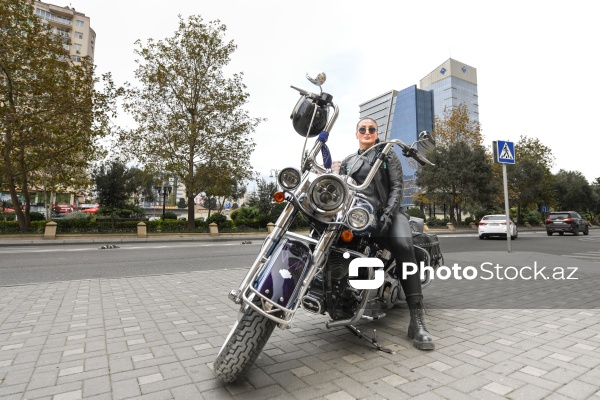 Qadın moto klubunun prezidenti Sevil Həsənova
