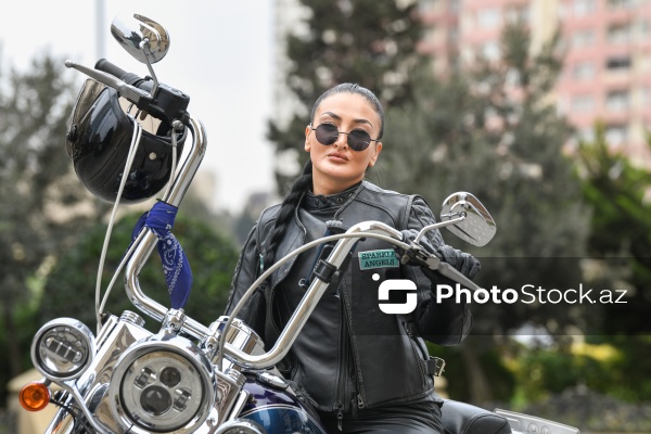 Qadın moto klubunun prezidenti Sevil Həsənova