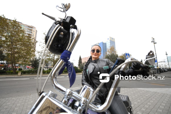 Qadın moto klubunun prezidenti Sevil Həsənova
