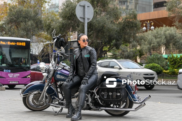 Qadın moto klubunun prezidenti Sevil Həsənova