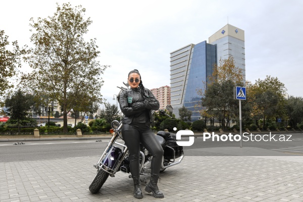 Qadın moto klubunun prezidenti Sevil Həsənova