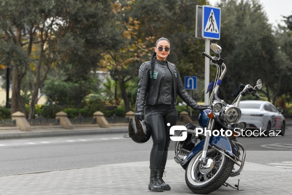 Qadın moto klubunun prezidenti Sevil Həsənova