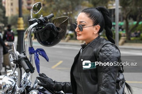 Qadın moto klubunun prezidenti Sevil Həsənova