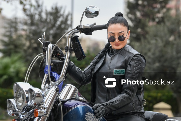 Qadın moto klubunun prezidenti Sevil Həsənova
