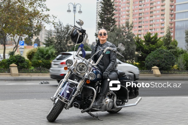 Qadın moto klubunun prezidenti Sevil Həsənova
