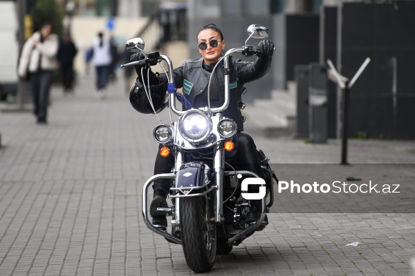 Qadın moto klubunun prezidenti Sevil Həsənova