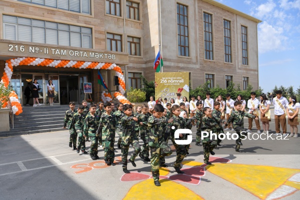 Qala qəsəbəsindəki 216 nömrəli tam orta məktəbdə “Son zəng”