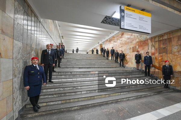 20 Yanvar şəhidlərinin xatirəsi metronun “20 Yanvar” stansiyasında anılıb