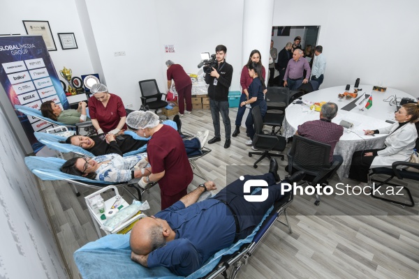 "Global Media Group"da qanvermə aksiyası keçirilib