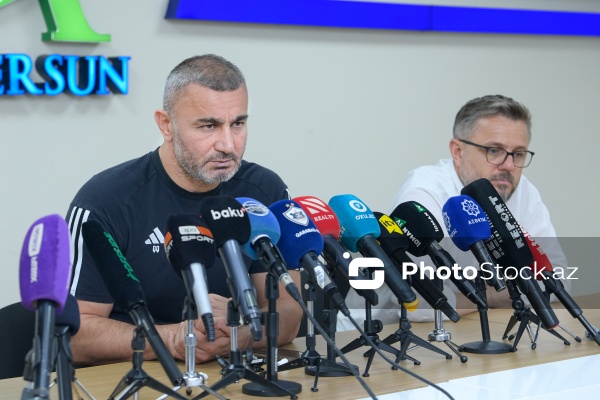 "Qarabağ"ın "Şelburn"la baş tutacaq oyundan öncəki mətbuat konfransı