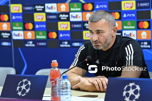 "Qarabağ"ın "Dinamo” ilə baş tutacaq oyundan öncəki mətbuat konfransı və komandanın açıq məşqi