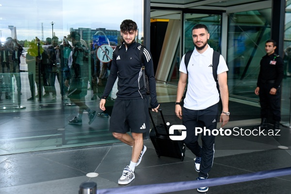 Çempionlar Liqasında qələbə qazanan "Qarabağ"ın qarşılanması