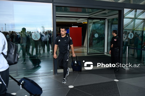 Çempionlar Liqasında qələbə qazanan "Qarabağ"ın qarşılanması