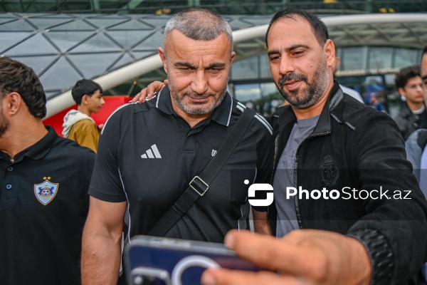 Çempionlar Liqasında qələbə qazanan "Qarabağ"ın qarşılanması