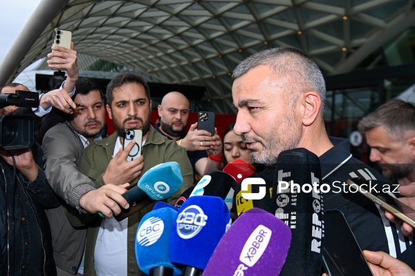 Çempionlar Liqasında qələbə qazanan "Qarabağ"ın qarşılanması