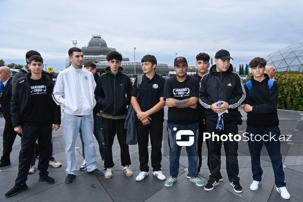 Çempionlar Liqasında qələbə qazanan "Qarabağ"ın qarşılanması