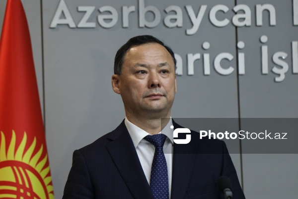 Qırğız Respublikasının xarici işlər naziri Ruslan Kazakbayev
