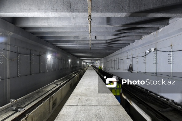 “Bakı Metropoliteni” QSC-nin "qırmızı xəttin "Həzi Aslanov" stansiyasının yenidənqurma işlərinin son mərhələsi