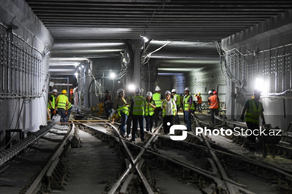 “Bakı Metropoliteni” QSC-nin "qırmızı xəttin "Həzi Aslanov" stansiyasının yenidənqurma işlərinin son mərhələsi