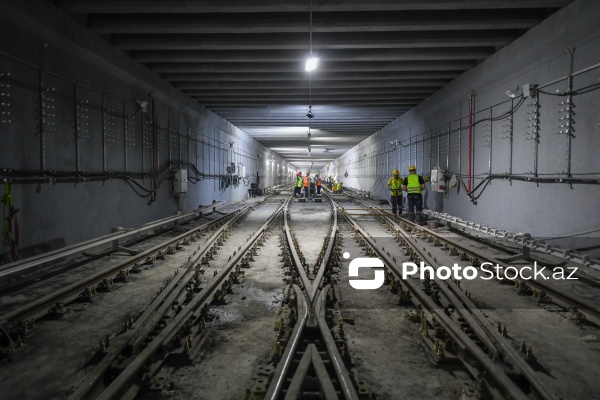 “Bakı Metropoliteni” QSC-nin "qırmızı xəttin "Həzi Aslanov" stansiyasının yenidənqurma işlərinin son mərhələsi