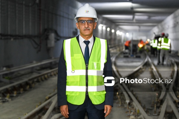 Bəxtiyar Məmmədov - “Bakı Metropoliteni” QSC-nin "qırmızı xəttin "Həzi Aslanov" stansiyasının yenidənqurma işlərinin son mərhələsində