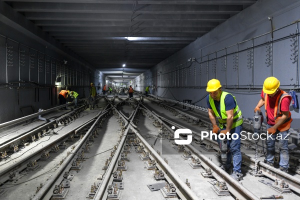 “Bakı Metropoliteni” QSC-nin "qırmızı xəttin "Həzi Aslanov" stansiyasının yenidənqurma işlərinin son mərhələsi