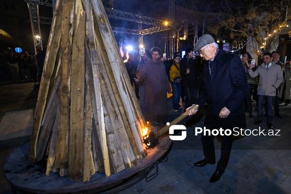 Qoşa Qala meydanında qeyd olunan İlaxır çərşənbə