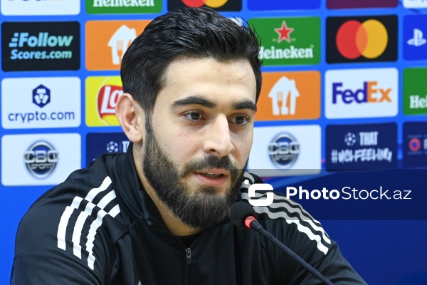 Elvin Cəfərquliyev - "Qarabağ" futbol klubunun mətbuat konfransında