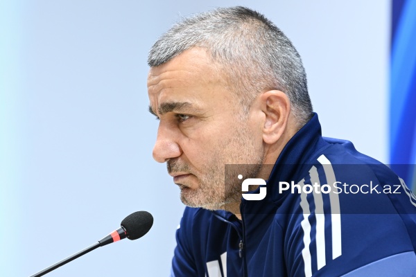 Qurban Qurbanov - "Qarabağ" futbol klubunun mətbuat konfransında