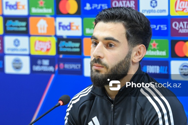 Elvin Cəfərquliyev - "Qarabağ" futbol klubunun mətbuat konfransında