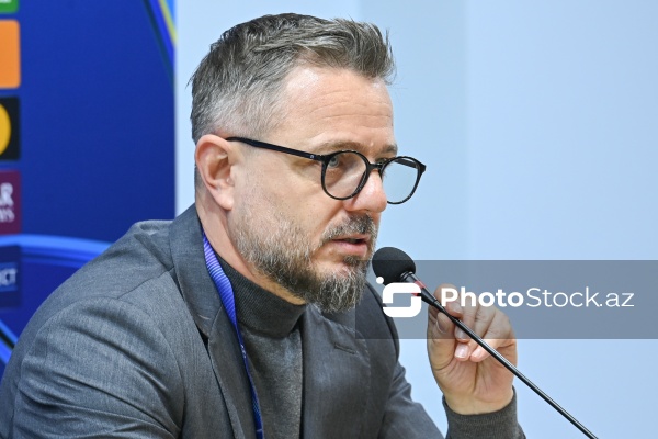 Anar Hacıyev - "Qarabağ" futbol klubunun mətbuat konfransında