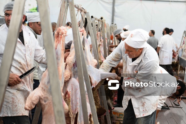 Qurban bayramı günlərində xidmət göstərən satış və kəsim məntəqələri