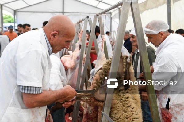 Qurban bayramı günlərində xidmət göstərən satış və kəsim məntəqələri