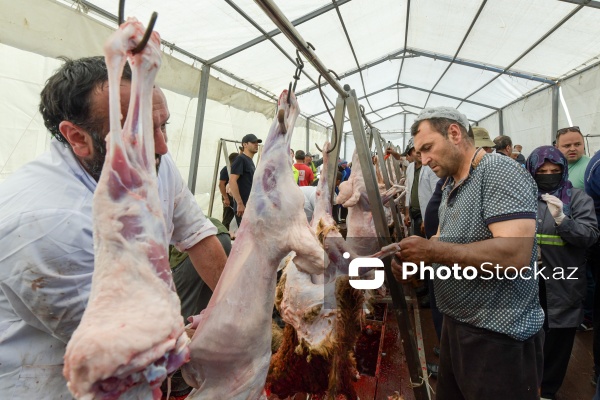 Qurban bayramı günlərində xidmət göstərən satış və kəsim məntəqələri