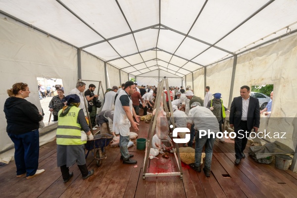 Qurban bayramı günlərində xidmət göstərən satış və kəsim məntəqələri